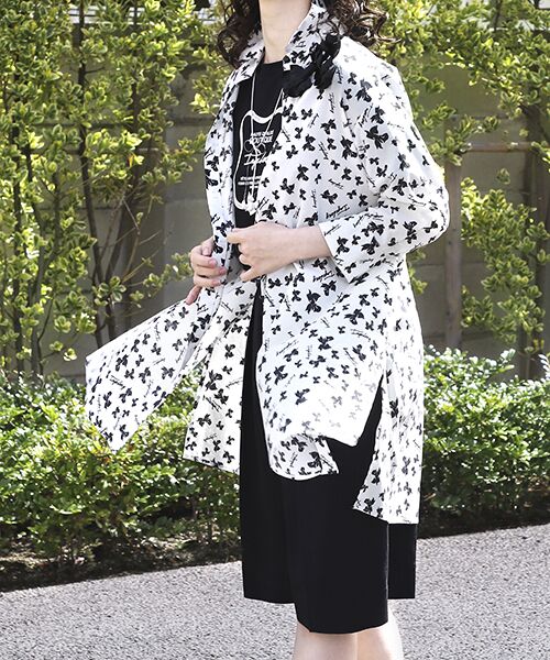 INGEBORG / インゲボルグ シャツ・ブラウス | 【OUTLET】ロゴリボンpt.シャツカラーチュニック | 詳細8