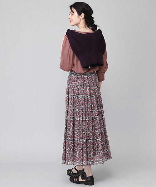 INGEBORG / インゲボルグ ロング・マキシ丈スカート | 【OUTLET】フルールガーデンpt.プリーツスカート | 詳細10