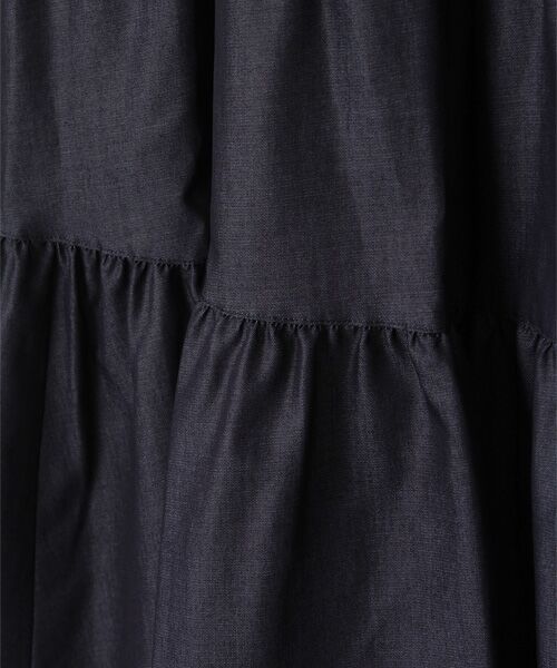 INGEBORG / インゲボルグ ロング・マキシ丈スカート | 【OUTLET】カイハラライトデニムティアードスカート | 詳細6