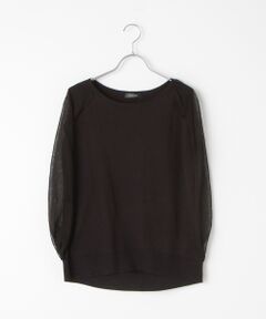 【OUTLET】ケープスリーブプルオーバーニット