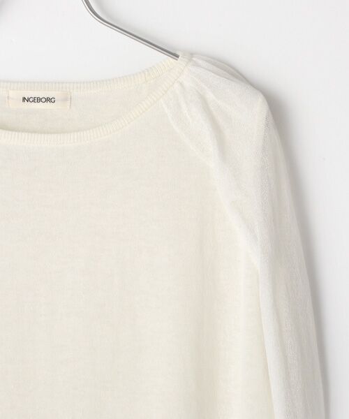 INGEBORG / インゲボルグ ニット・セーター | 【OUTLET】ケープスリーブプルオーバーニット | 詳細3