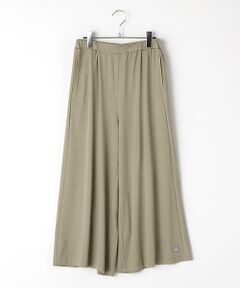 【OUTLET】ロゴワンポイントセミワイドパンツ