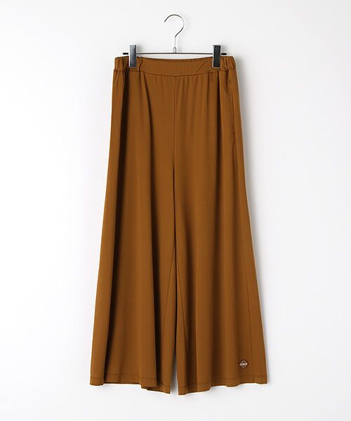 INGEBORG / インゲボルグ その他パンツ | 【OUTLET】ロゴワンポイントセミワイドパンツ（レンガ）