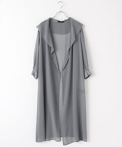 【OUTLET】シフォンショールカラーガウン