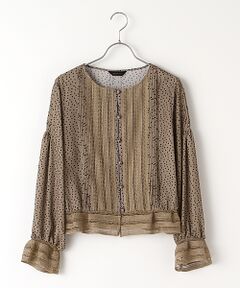 【OUTLET】ランダムドットpt.ブラウス