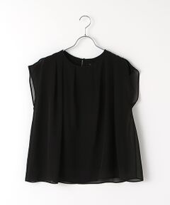 【OUTLET】シフォンタックブラウス