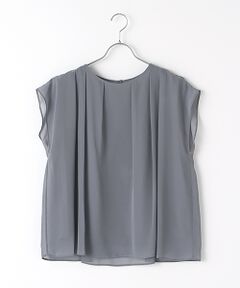 【OUTLET】シフォンタックブラウス