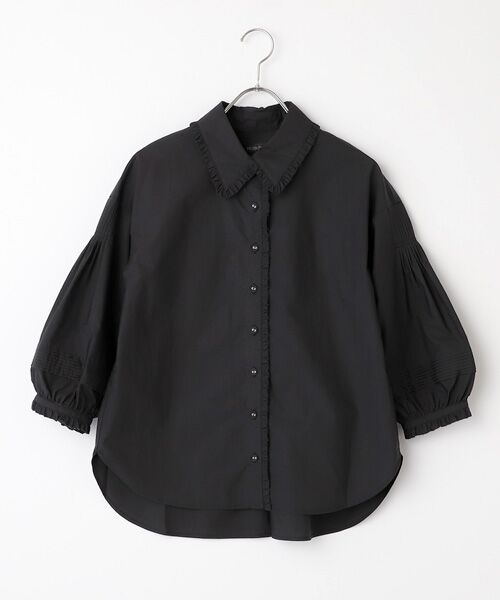 セール】 【OUTLET】タックアクセントシャツブラウス （シャツ