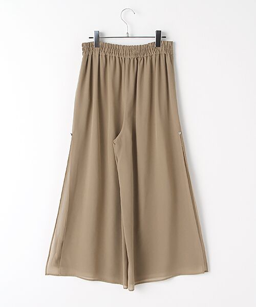 INGEBORG / インゲボルグ その他パンツ | 【OUTLET】シフォンセミワイドパンツ | 詳細3