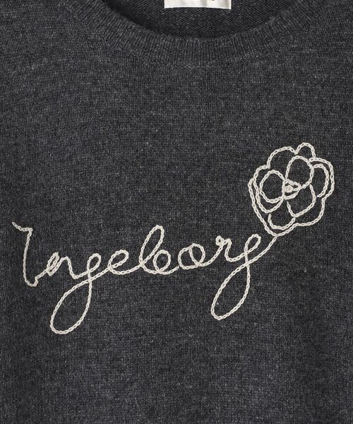 INGEBORG / インゲボルグ ニット・セーター | 【OUTLET】ロゴクロス刺繍クルーネックセーター | 詳細5