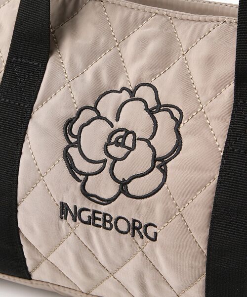 INGEBORG / インゲボルグ ショルダーバッグ | 【OUTLET】カメリア刺繍2wayキルティングバッグ | 詳細6