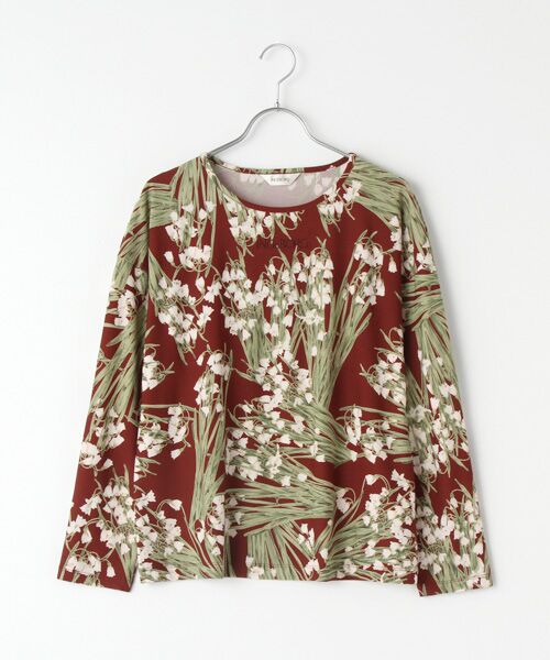 INGEBORG / インゲボルグ カットソー | 【OUTLET】スノーフレークpt.ロングスリーブカットソー（ブリック）