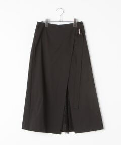 【OUTLET】レース切り替えラップスカート