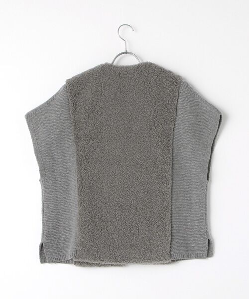 INGEBORG / インゲボルグ カーディガン・ボレロ | 【OUTLET】ボアニットポンチョ | 詳細2