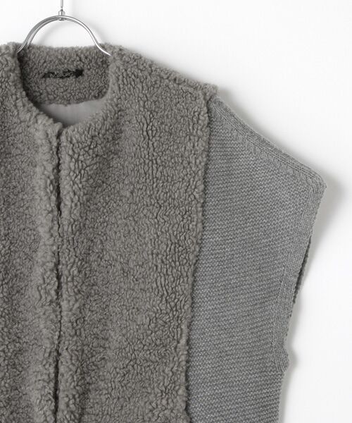 INGEBORG / インゲボルグ カーディガン・ボレロ | 【OUTLET】ボアニットポンチョ | 詳細3