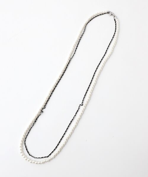 INGEBORG / インゲボルグ ネックレス・ペンダント・チョーカー | 【OUTLET】カメリアコサージュ付き2連ネックレス | 詳細4