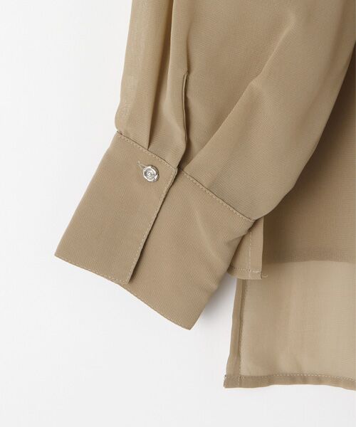 セール】 【OUTLET】シフォンフリルブラウス （シャツ・ブラウス