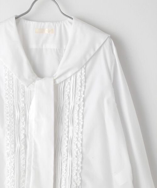 INGEBORG / インゲボルグ シャツ・ブラウス | 【OUTLET】セラーカラーブラウス | 詳細3