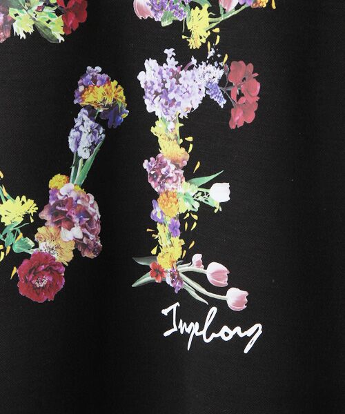 [美品]インゲボルグ　ベルデットフラワーシャツワンピース　マキシ丈　総花柄 セール】 【OUTLET】ボタニカルフラワーpt.ワンピース （ロング