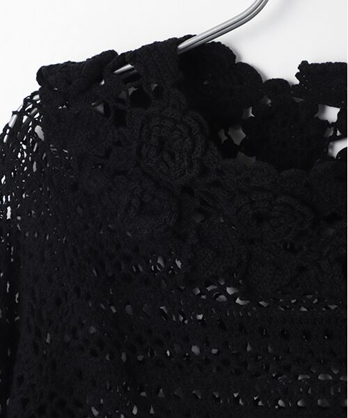 INGEBORG / インゲボルグ ニット・セーター | 【OUTLET】かぎ針ニットプルオーバー | 詳細1