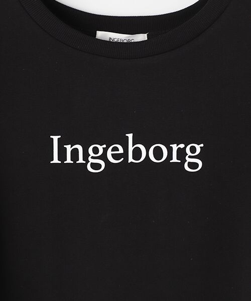 INGEBORG / インゲボルグ カットソー | 【OUTLET】ロゴプリントパフスリーブカットソー | 詳細1