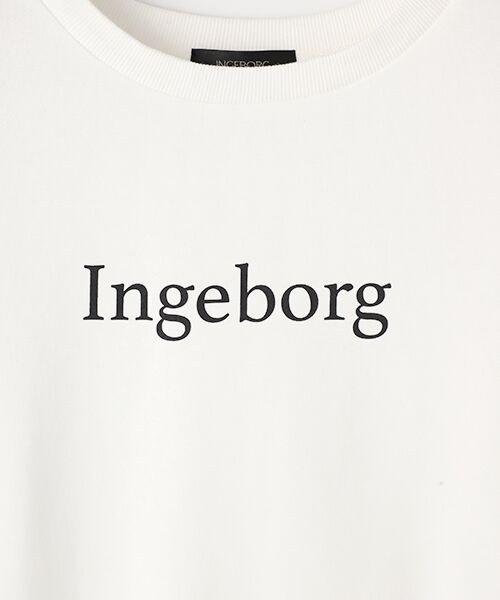 INGEBORG / インゲボルグ カットソー | 【OUTLET】ロゴプリントパフスリーブカットソー | 詳細2