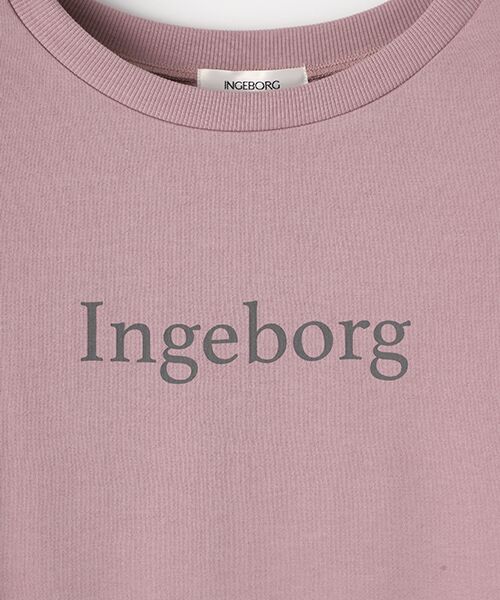 INGEBORG / インゲボルグ カットソー | 【OUTLET】ロゴプリントパフスリーブカットソー | 詳細6
