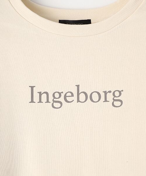 INGEBORG / インゲボルグ カットソー | 【OUTLET】ロゴプリントパフスリーブカットソー | 詳細7