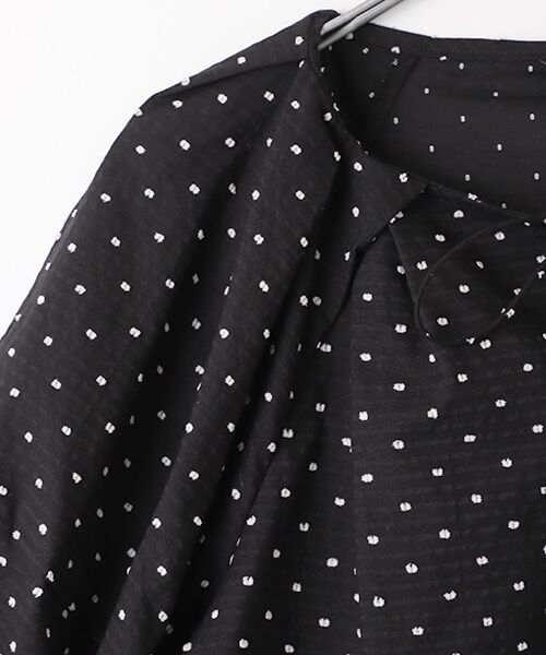 INGEBORG / インゲボルグ シャツ・ブラウス | 【OUTLET】サッカードットブラウス | 詳細1