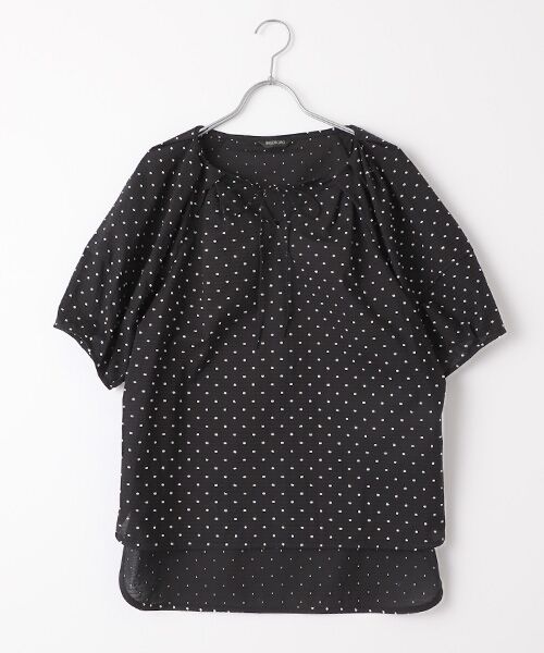 セール】 【OUTLET】サッカードットブラウス （シャツ・ブラウス
