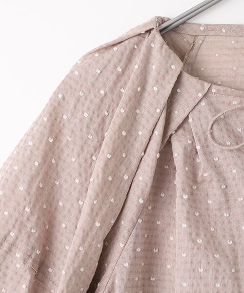 INGEBORG / インゲボルグ シャツ・ブラウス | 【OUTLET】サッカードットブラウス | 詳細2
