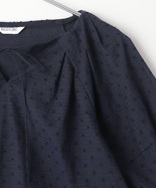 INGEBORG / インゲボルグ シャツ・ブラウス | 【OUTLET】サッカードットブラウス | 詳細4