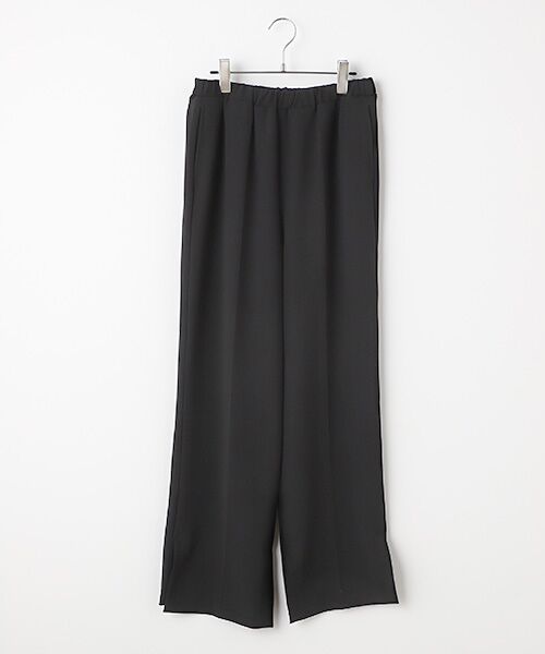 INGEBORG / インゲボルグ その他パンツ | 【OUTLET】ダブルクロスストレートパンツ（クロ）