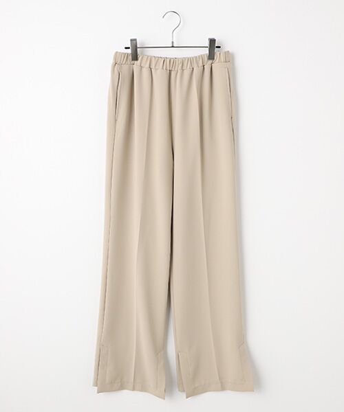 INGEBORG / インゲボルグ その他パンツ | 【OUTLET】ダブルクロスストレートパンツ（ベージュ）