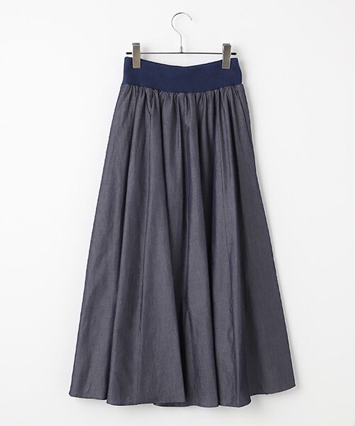セール】 【OUTLET】デニムスカート （ロング・マキシ丈スカート