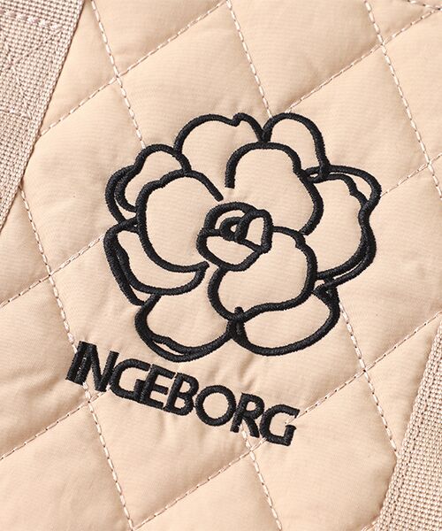 INGEBORG / インゲボルグ ショルダーバッグ | ●カメリア刺繍2wayキルティングバッグ | 詳細5