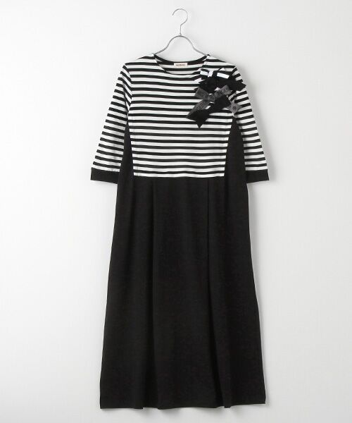 ボーダーワンピース BEAMS HEART（ビームス ハート）クレイジーボーダー ワンピース