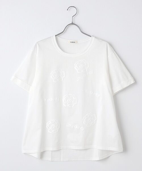 INGEBORG / インゲボルグ Tシャツ | 【OUTLET】カメリア発泡プリントカットソー（オフ）