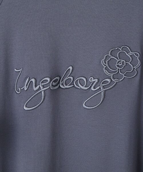 INGEBORG / インゲボルグ ロング・マキシ丈ワンピース | ●立体ロゴ刺繍カットワンピース | 詳細3