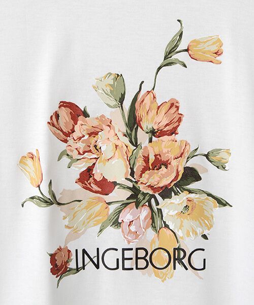 INGEBORG / インゲボルグ Tシャツ | ロココチューリップpt.ワンポイントカットソー | 詳細2