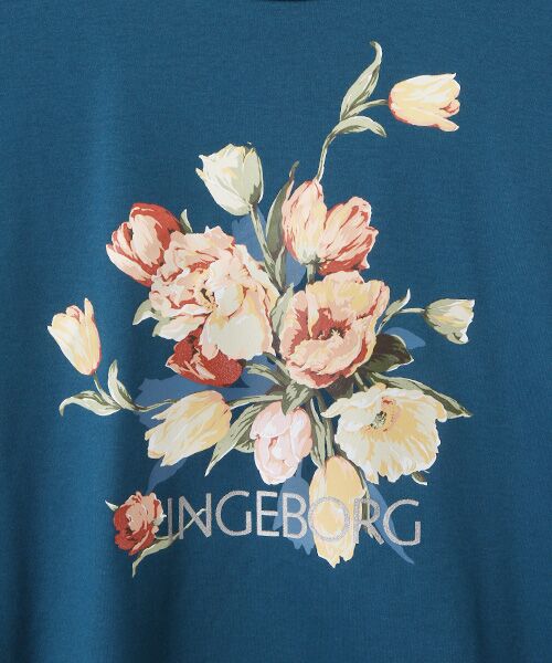 INGEBORG / インゲボルグ Tシャツ | ●ロココチューリップpt.ワンポイントカットソー | 詳細7