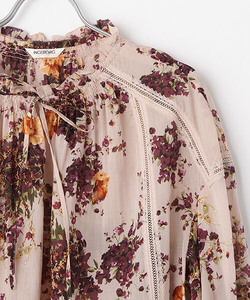 INGEBORG / インゲボルグ シャツ・ブラウス | 【OUTLET】オータムブーケpt.ブラウス | 詳細4