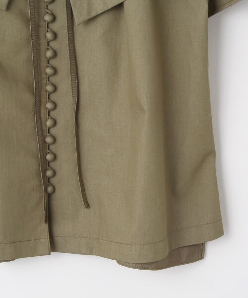 INGEBORG / インゲボルグ シャツ・ブラウス | 【OUTLET】ツイルビッグカラーブラウス | 詳細4