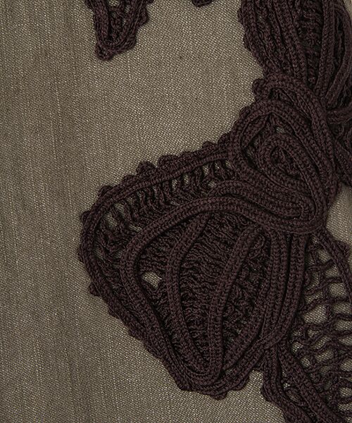 INGEBORG / インゲボルグ その他パンツ | 【OUTLET】コード刺繍モチーフ付きワイドパンツ | 詳細8