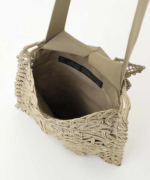 限定⚮̈点と線bird garden ピアノフラップポシェット　ショルダー セール】 【OUTLET】コード刺繍ポシェット （ショルダーバッグ