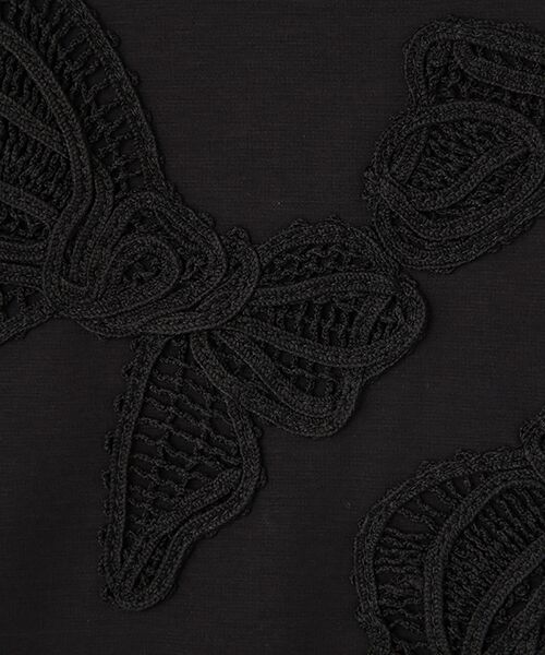 INGEBORG / インゲボルグ Tシャツ | 【OUTLET】コード刺繍モチーフ付きカットソー | 詳細1