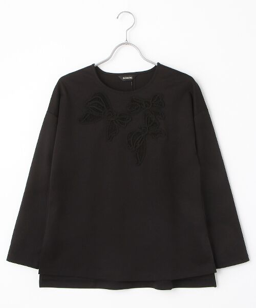 Moi-même-Moitié2枚セット燭台刺繍パフカットソー Moi-même-Moitié2枚セット燭台刺繍パフカットソー
