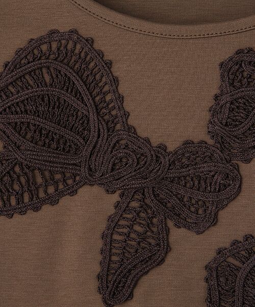 Moi-même-Moitié2枚セット燭台刺繍パフカットソー Moi-même-Moitié2枚セット燭台刺繍パフカットソー
