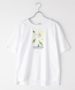 【INGEBORG40th限定】INGEBORG×中川 清美　くちなしプリントTシャツ