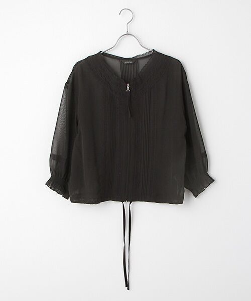 INGEBORG / インゲボルグ その他アウター | 【OUTLET】シフォンジャケット（クロ）